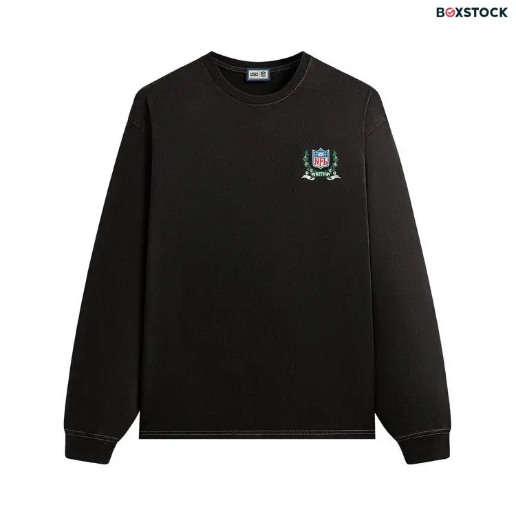 Kith & '47 for the NFL: Eagles Vintage Long Sleeve Tee 'Black' Fall/Winter 2024