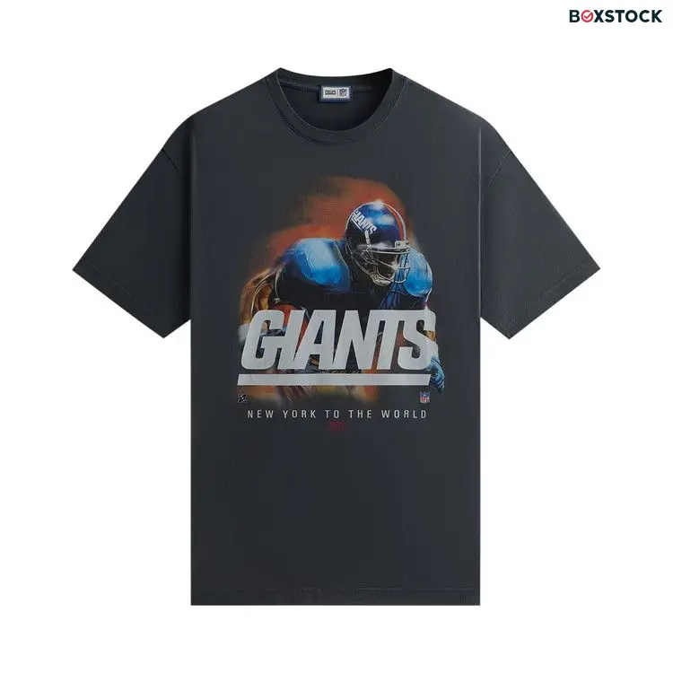 Kith & '47 for the NFL: Giants Vintage Tee 'Nocturnal' Blue Fall/Winter 2024