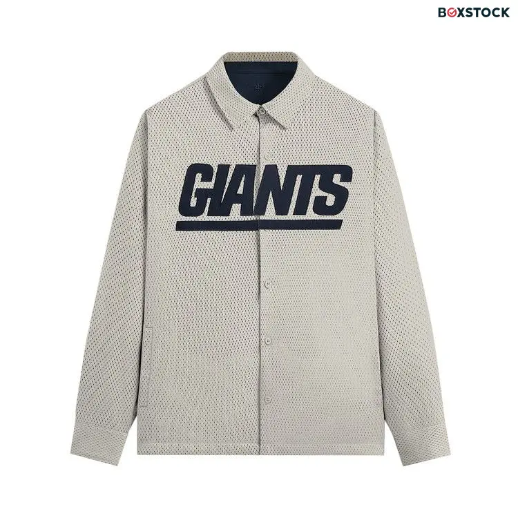 Kith & '47 for the NFL: Giants Reversible Ginza 'Silk' Cream Fall/Winter 2024