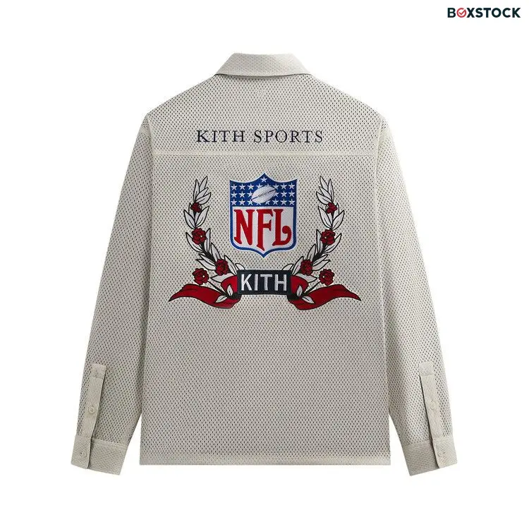 Kith & '47 for the NFL: Giants Reversible Ginza 'Silk' Cream Fall/Winter 2024
