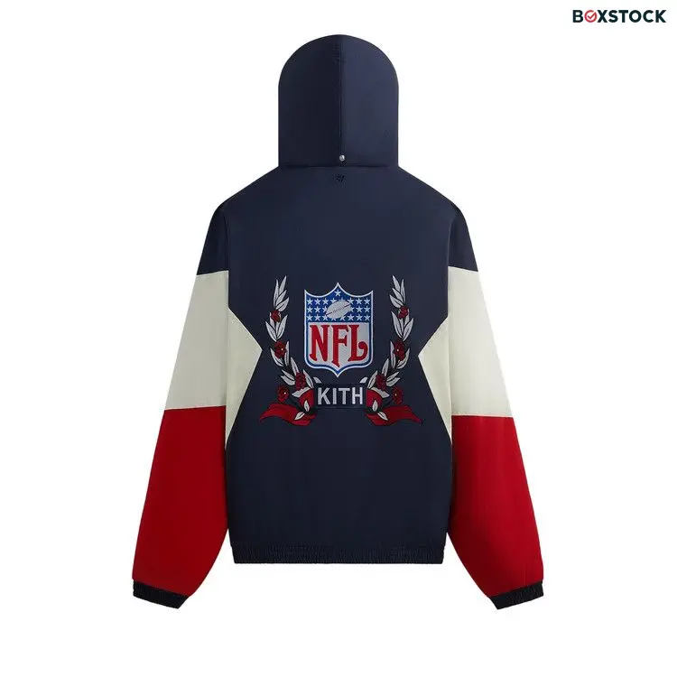 Kith & '47 for the NFL: Giants Quarter Zip Anorak With Hood 'Nocturnal' Multi-Color Fall/Winter 2024