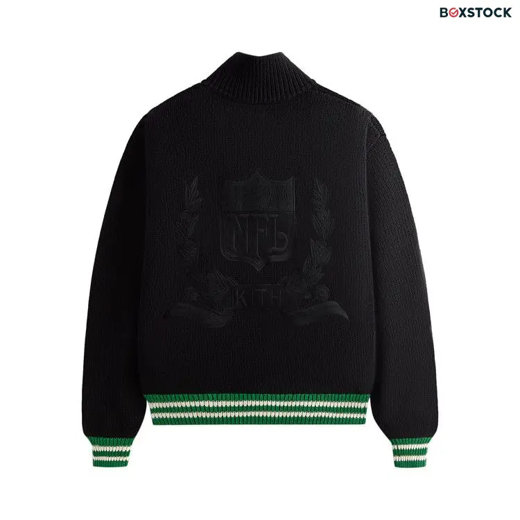 Kith & '47 for the NFL: Jets Wyona Full Zip Sweater 'Black' Fall/Winter 2024