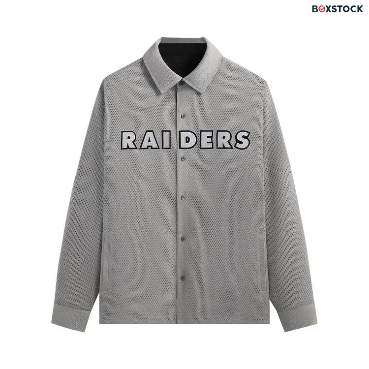 Kith & '47 for the NFL: Raiders Reversible Ginza 'Mist' Grey Fall/Winter 2024
