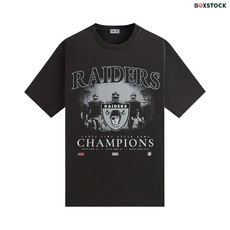 Kith & '47 for the NFL: Raiders Vintage Tee 'Black' Fall/Winter 2024