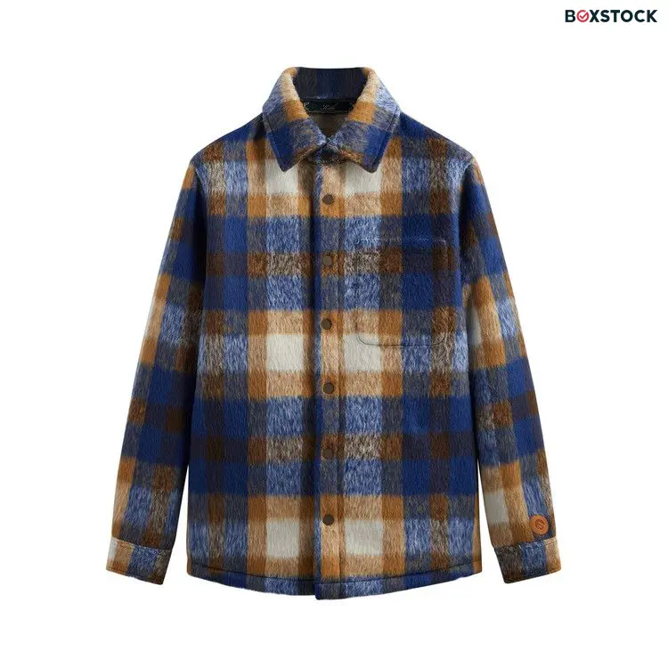 Kith Check Sheridan Shirt Jacket 'Equilibrium' Multi-Color Fall/Winter 2023