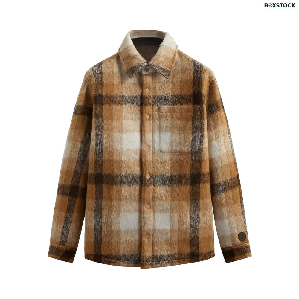 kith Kith Check Sheridan Shirt Jacket 'Canvas' Multi-Color Fall/Winter 2023
