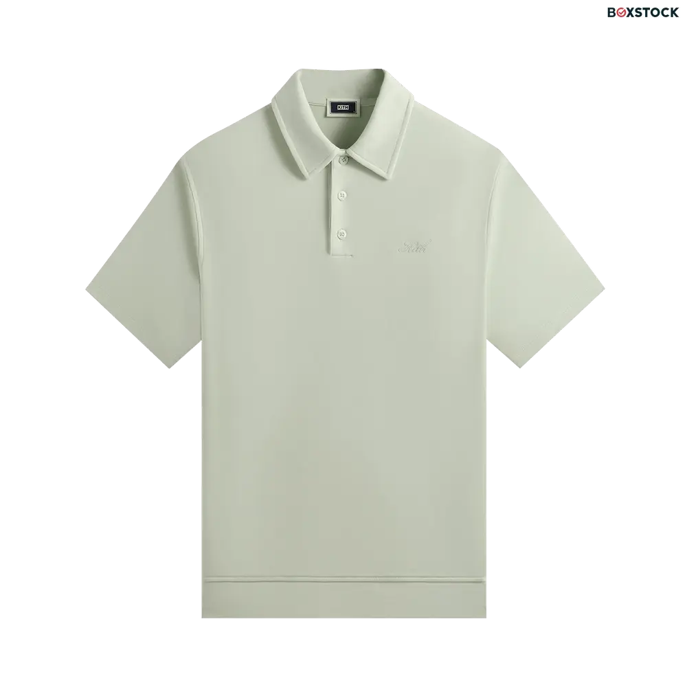 Kith Crystal Wash Interlock Graham Polo 'Luster' Green Spring/Summer 2024