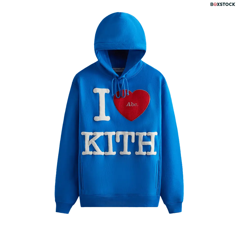 Kith For Advisory Board Crystals I Love Kith Hoodie 'Blue' Spring/Summer 2023