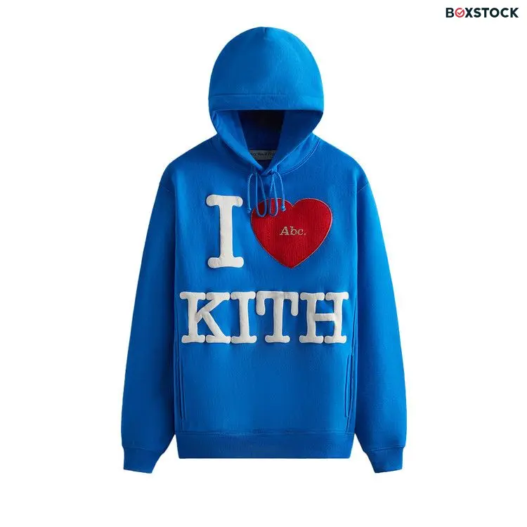 Kith For Advisory Board Crystals I Love Kith Hoodie 'Blue' Spring/Summer 2023