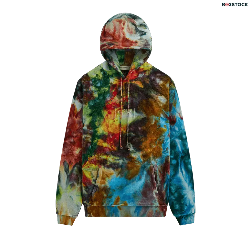 Kith For Advisory Board Crystals Tie Dye Hoodie 'Purple/Green' Multi-Color Spring/Summer 2024