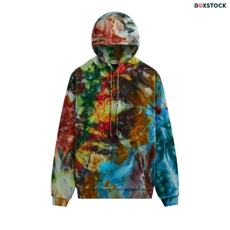 Kith For Advisory Board Crystals Tie Dye Hoodie 'Purple/Green' Multi-Color Spring/Summer 2024
