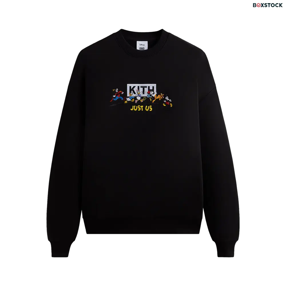 Kith For Mickey & Friends Family Crewneck 'Black' Fall/Winter 2023