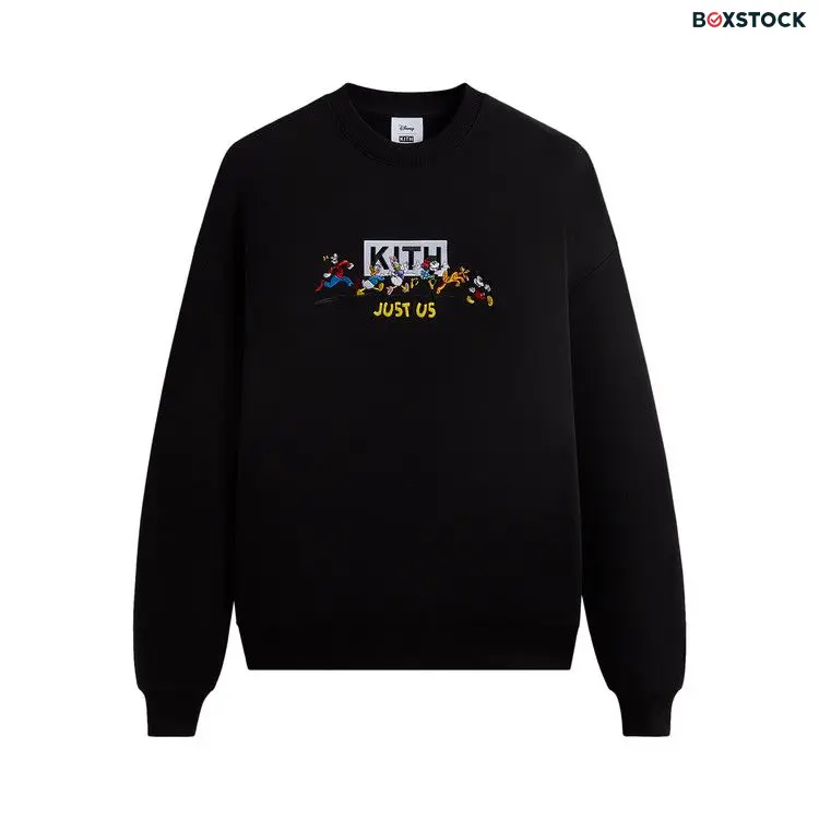 Kith For Mickey & Friends Family Crewneck 'Black' Fall/Winter 2023