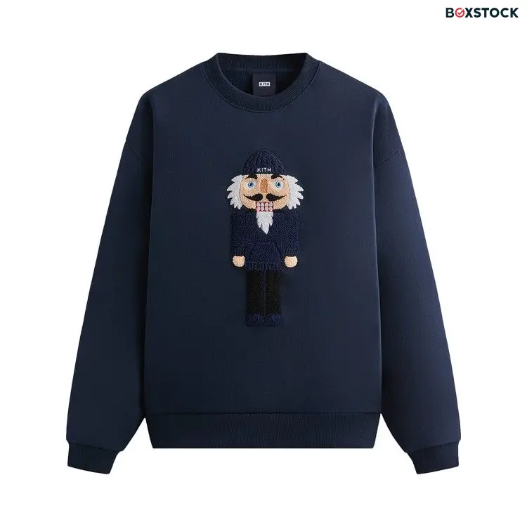 Kith Nutcracker Nelson Crewneck 'Nocturnal' Blue Fall/Winter 2023
