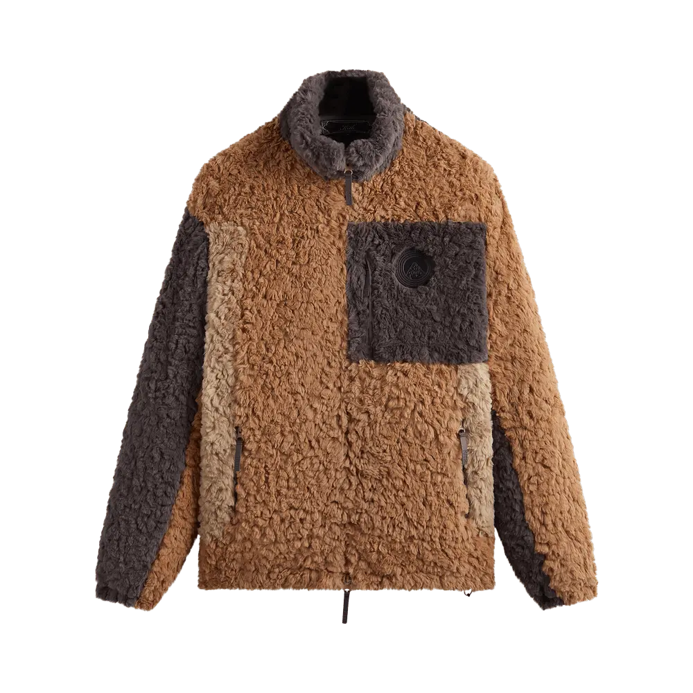 Kith Pinehurst Shaggy Sherpa Full Zip 'Strand' Multi-Color Fall/Winter 2023