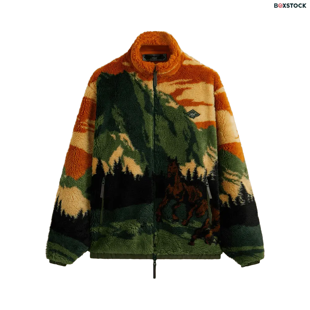 kith Kith Pinehurst Sherpa Full Zip 'Bergamot' Multi-Color Fall/Winter 2023