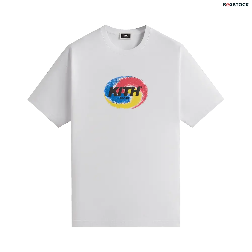 kith Kith Seoul Spiral Vintage Tee 'White' Spring/Summer 2024