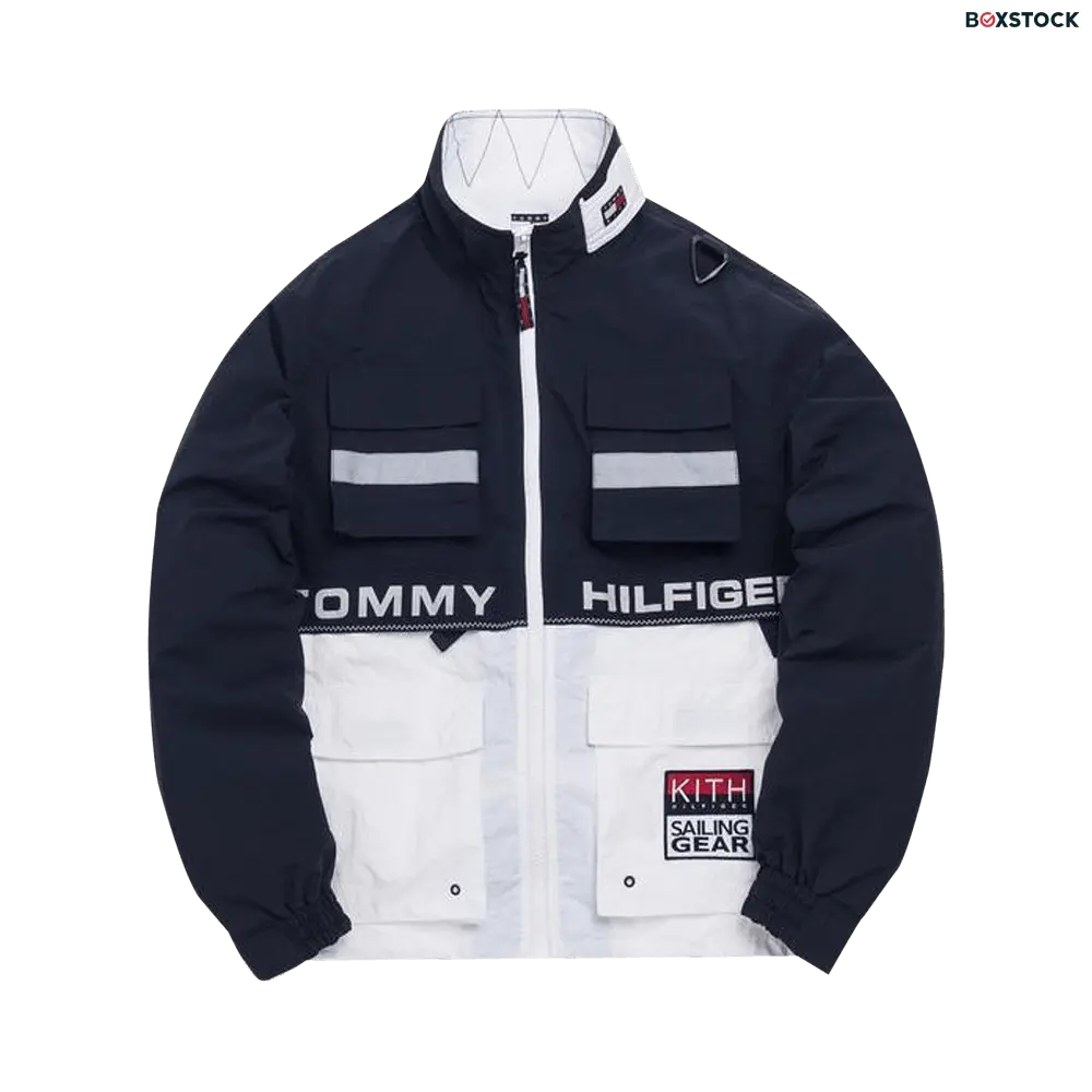 kith Kith x Tommy Hilfiger Sailing Pockets Jacket 'Navy/White' Multi-Color Spring/Summer 2019