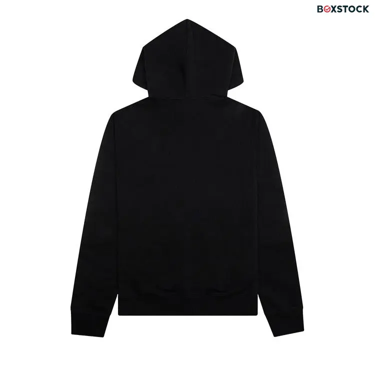 Lanvin Fleece Eusebio Hoodie 'Black/Orange' Spring/Summer 2023