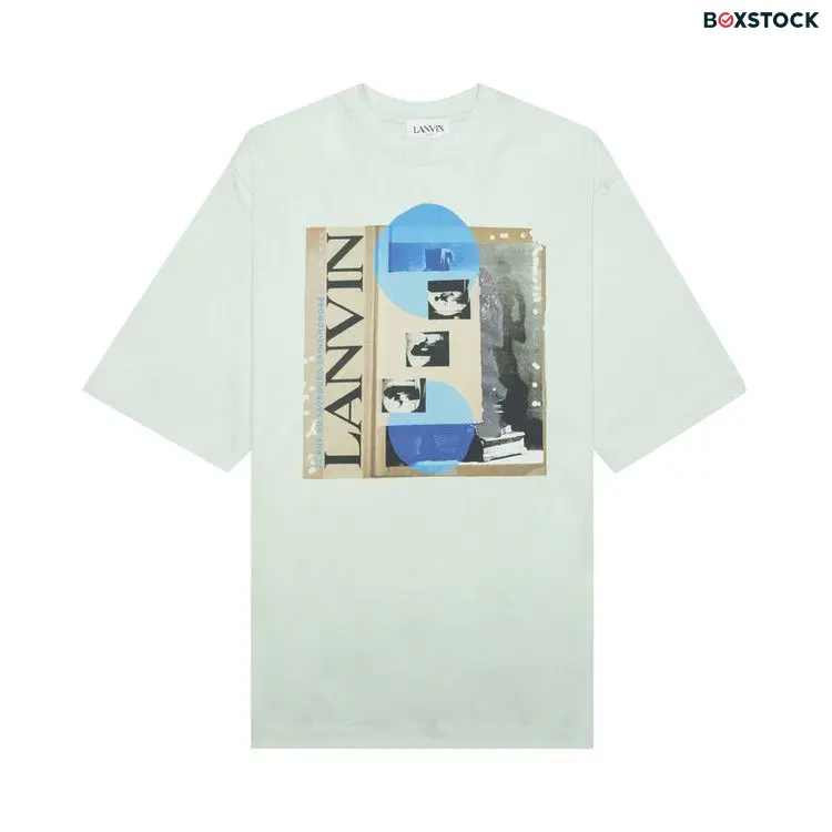 Lanvin Seasonal Print T-Shirt 'Sage' Green Spring/Summer 2023