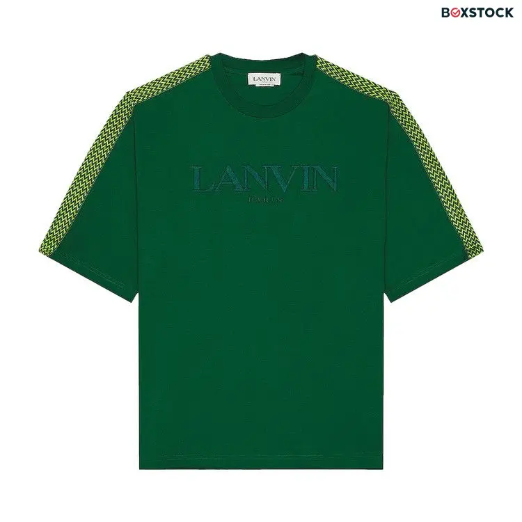 Lanvin Side Curb Oversized T-Shirt 'Bottle' Green Spring/Summer 2024