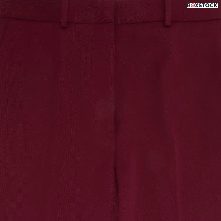 Lanvin Wide Leg Tailored Pant 'Burgundy' Red Spring/Summer 2023