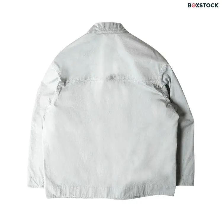 Lemaire Asymmetrical Blouson 'Cold Dye Cloud Grey' Spring/Summer 2024