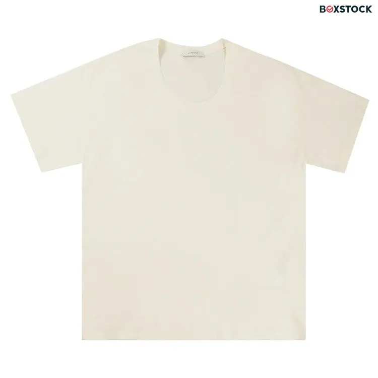 Lemaire Rib T-Shirt 'Light Cream' Fall/Winter 2024