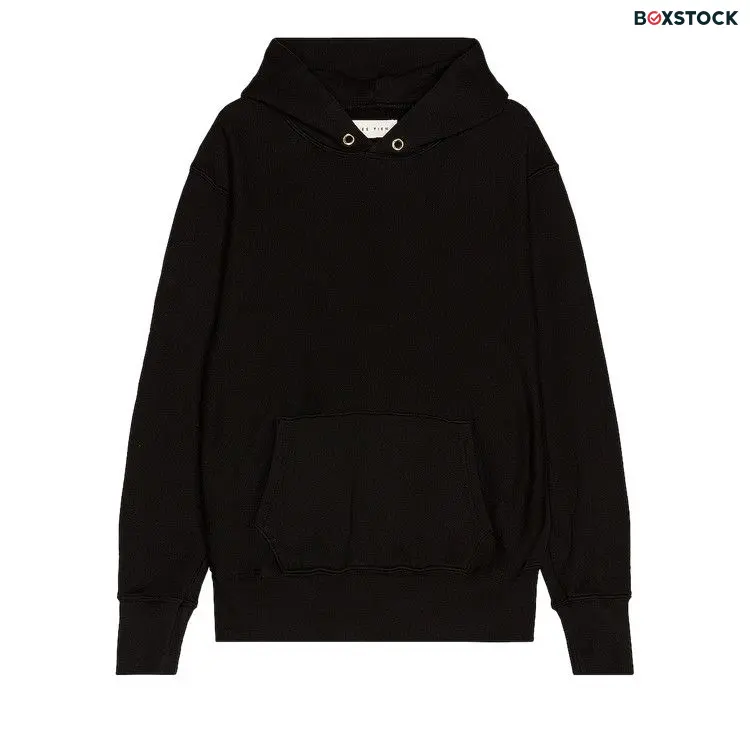 Les Tien Cropped Hoodie 'Jet Black' Pre-Fall 2021