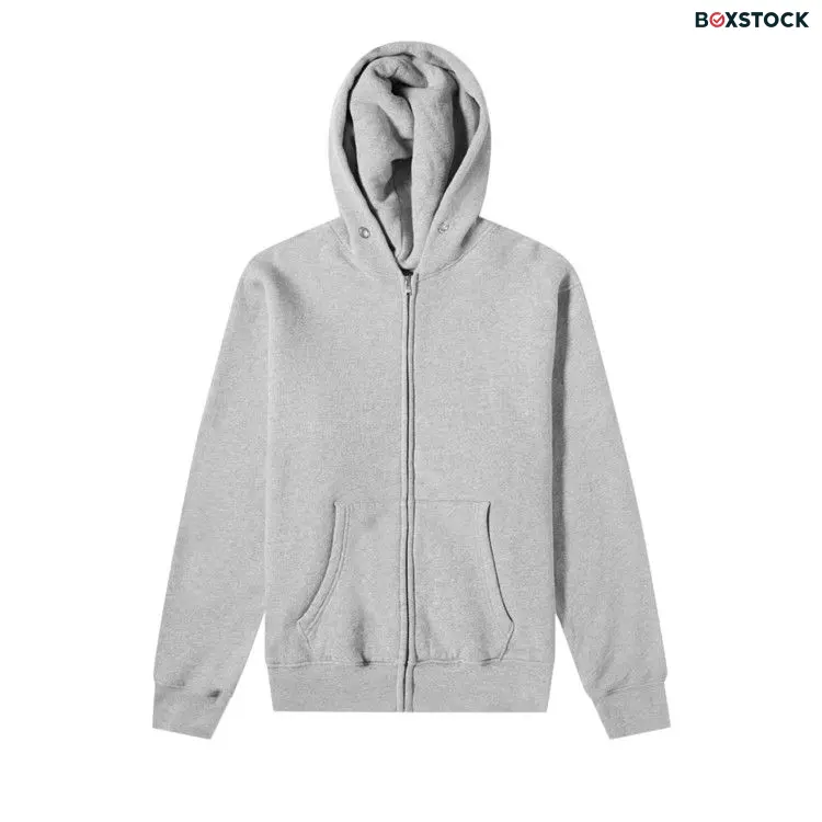 Les Tien Cropped Zip Hoodie 'Heather Grey' Pre-Fall 2021