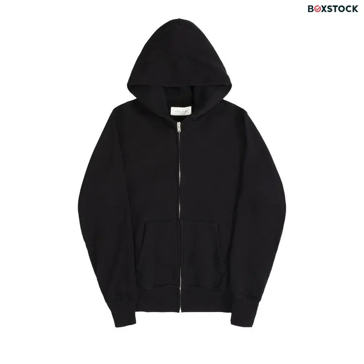 Les Tien Cropped Zip Hoodie 'Jet Black' Spring/Summer 2022