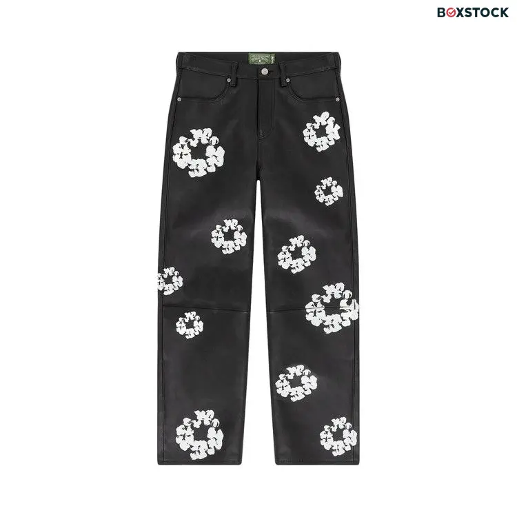 Levi's x Denim Tears Leather Wreath Pants 'Black' Fall/Winter 2023