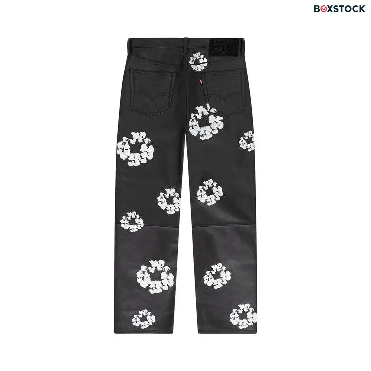 Levi's x Denim Tears Leather Wreath Pants 'Black' Fall/Winter 2023