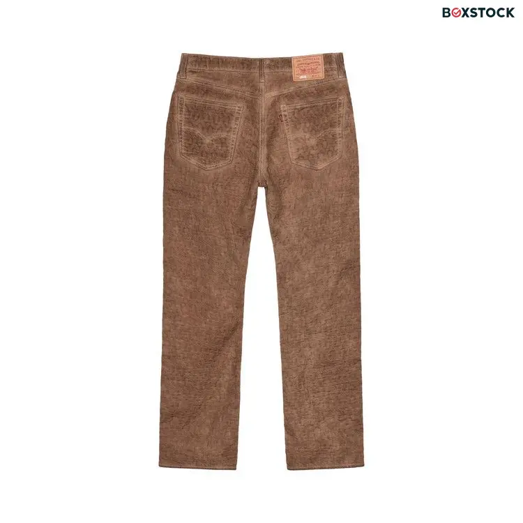 Levi's x Stussy Dyed Jacquard Jean 'Brown' Fall/Winter 2023