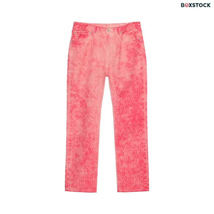 Levi's x Stussy Dyed Jacquard Jean 'Pink' Fall/Winter 2023
