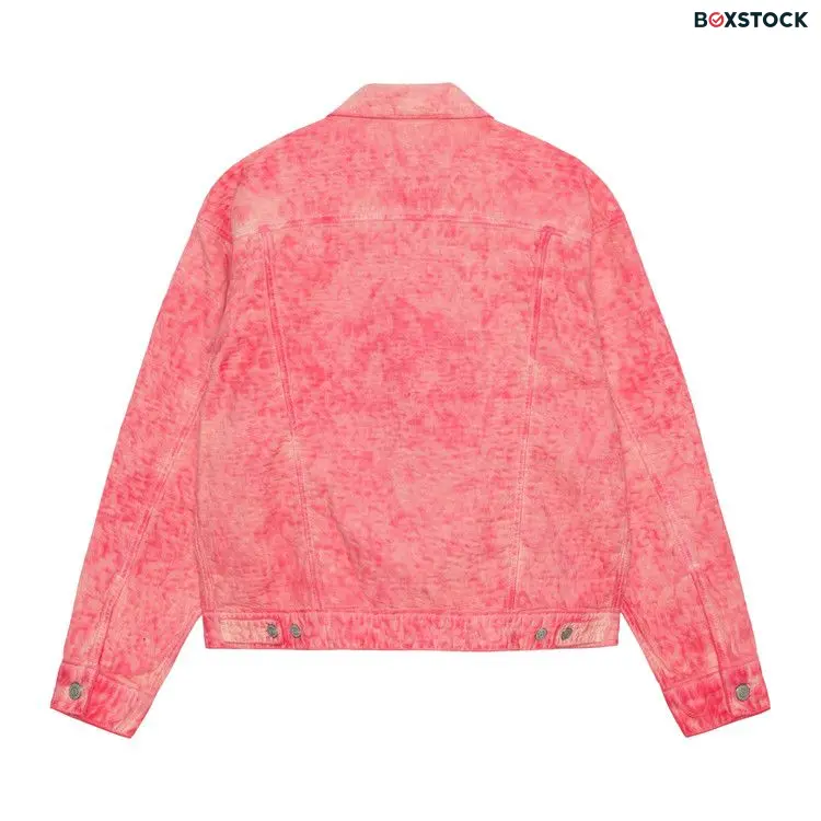 Levi's x Stussy Dyed Jacquard Trucker Jacket 'Pink' Fall/Winter 2023