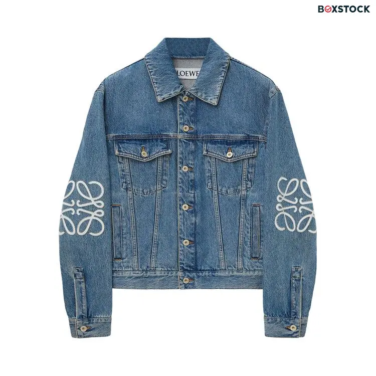 Loewe Anagram Jacket 'Mid Blue Denim' Fall/Winter 2024
