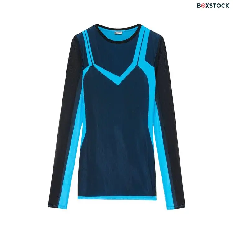 Loewe Long-Sleeve Top 'Black/Blue' Fall/Winter 2023