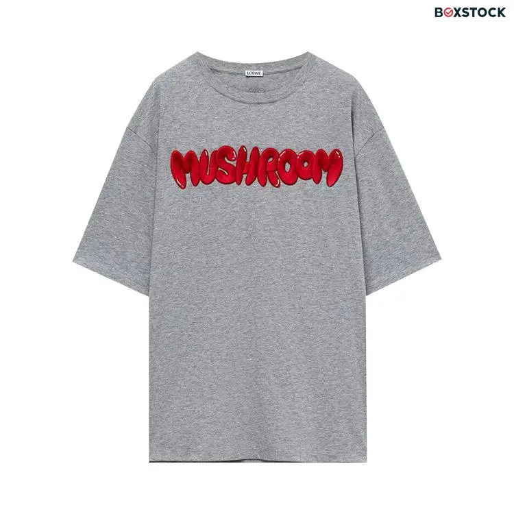 Loewe Mushroom T-Shirt 'Grey Melange' Fall/Winter 2023