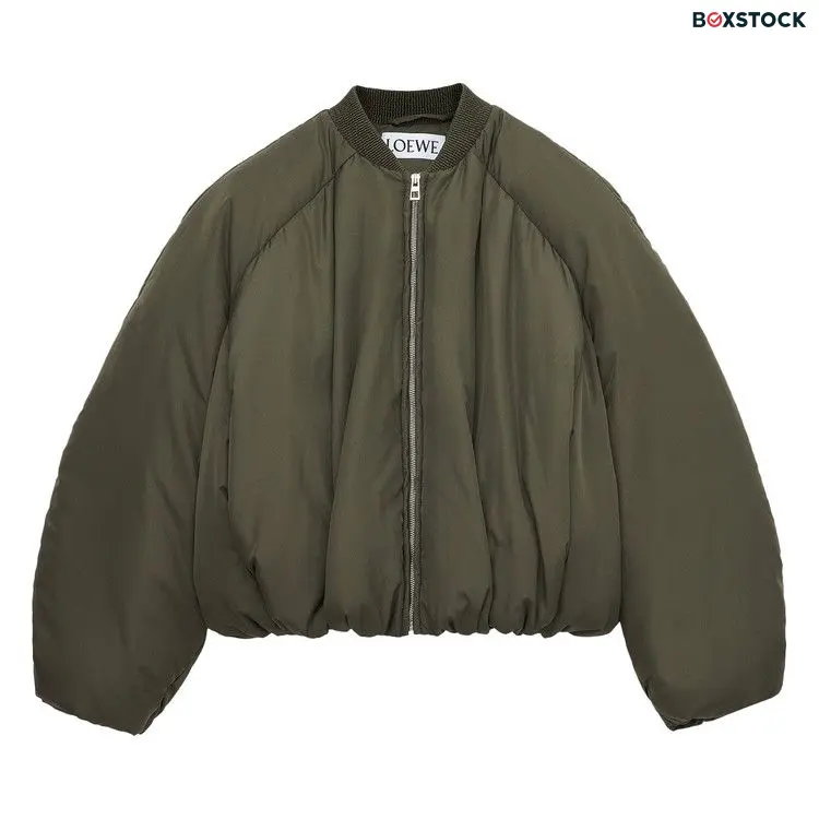 Loewe Padded Bomber Jacket 'Loden Green' Spring/Summer 2024