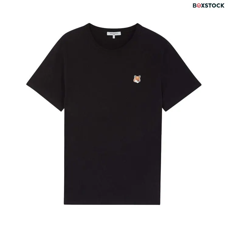 Maison Kitsuné Fox Head Patch Classic Tee 'Black' Fall/Winter 2023