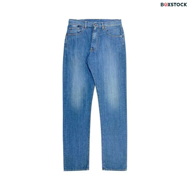 Maison Margiela Americana Wash Turn Up Jeans 'Blue' Spring/Summer 2024