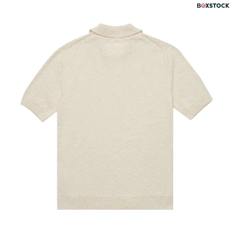 Maison Margiela Boucle Knit Polo Shirt 'Off White' Fall/Winter 2023