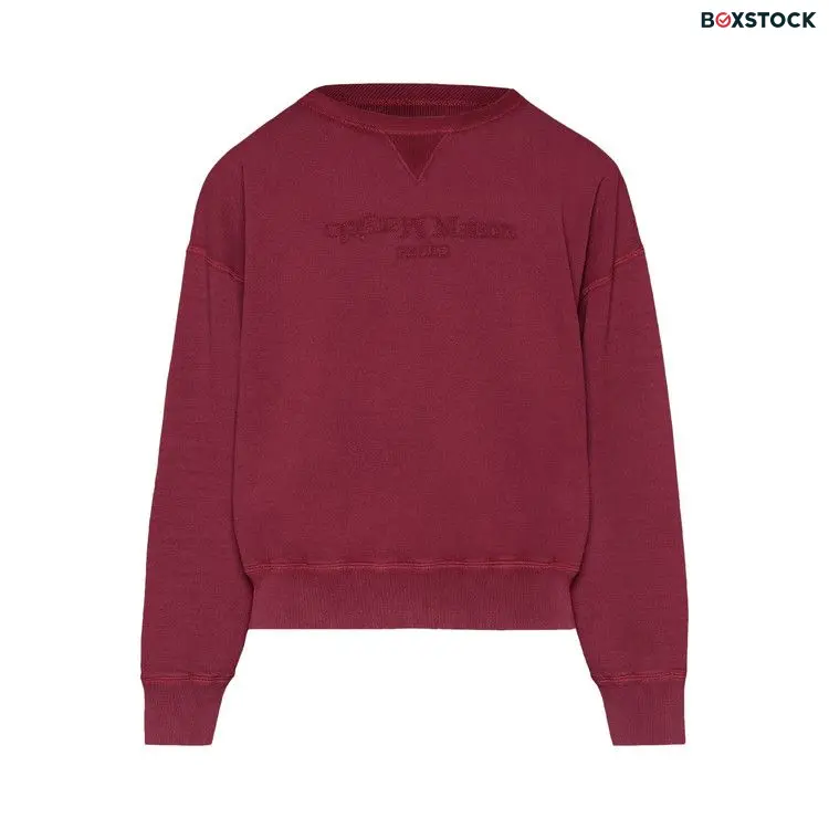 Maison Margiela Crewneck Sweatshirt 'Bordeaux' Red Spring/Summer 2024