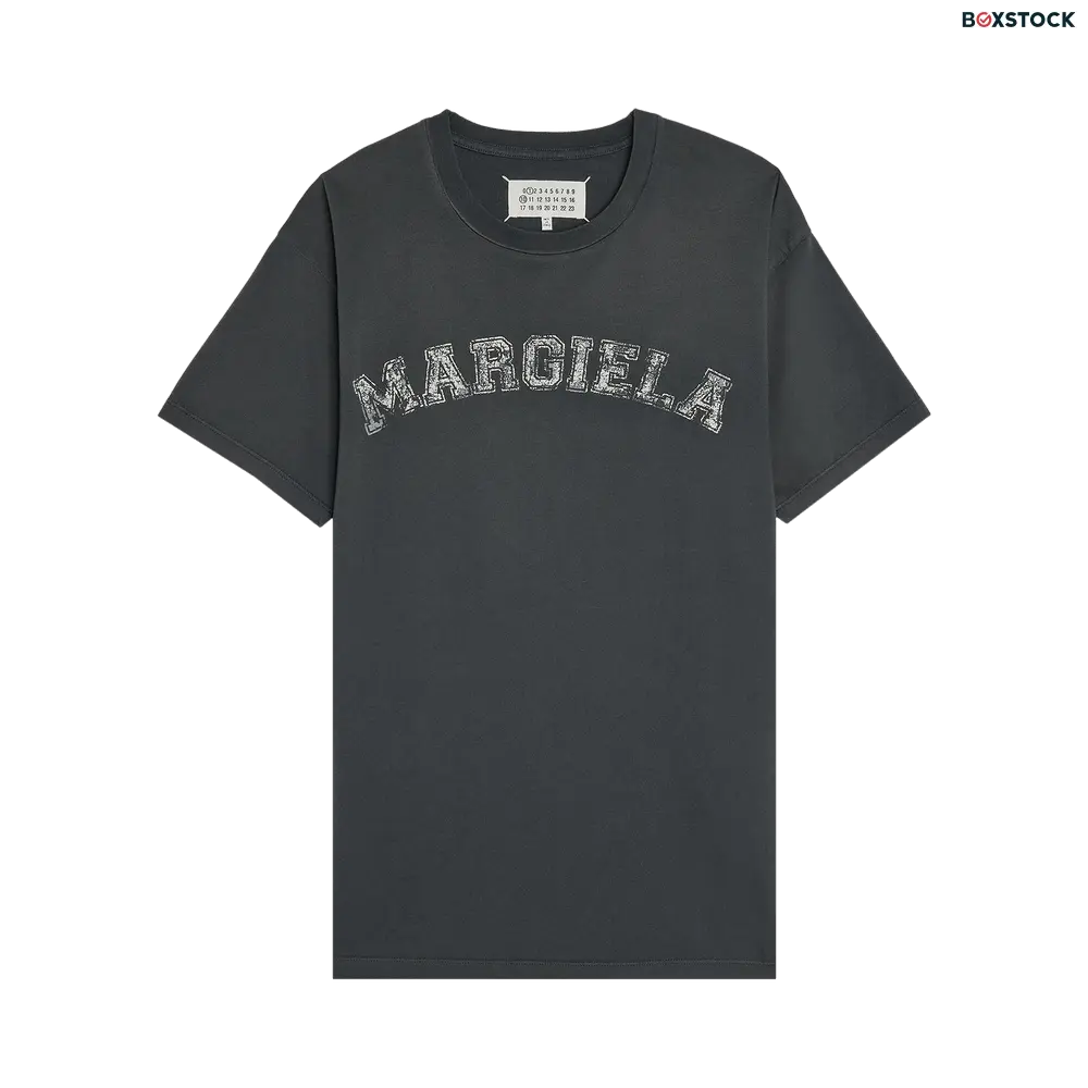 maison margiela Maison Margiela Overdye Treatment Logo T-Shirt 'Wash Black' Fall/Winter 2024