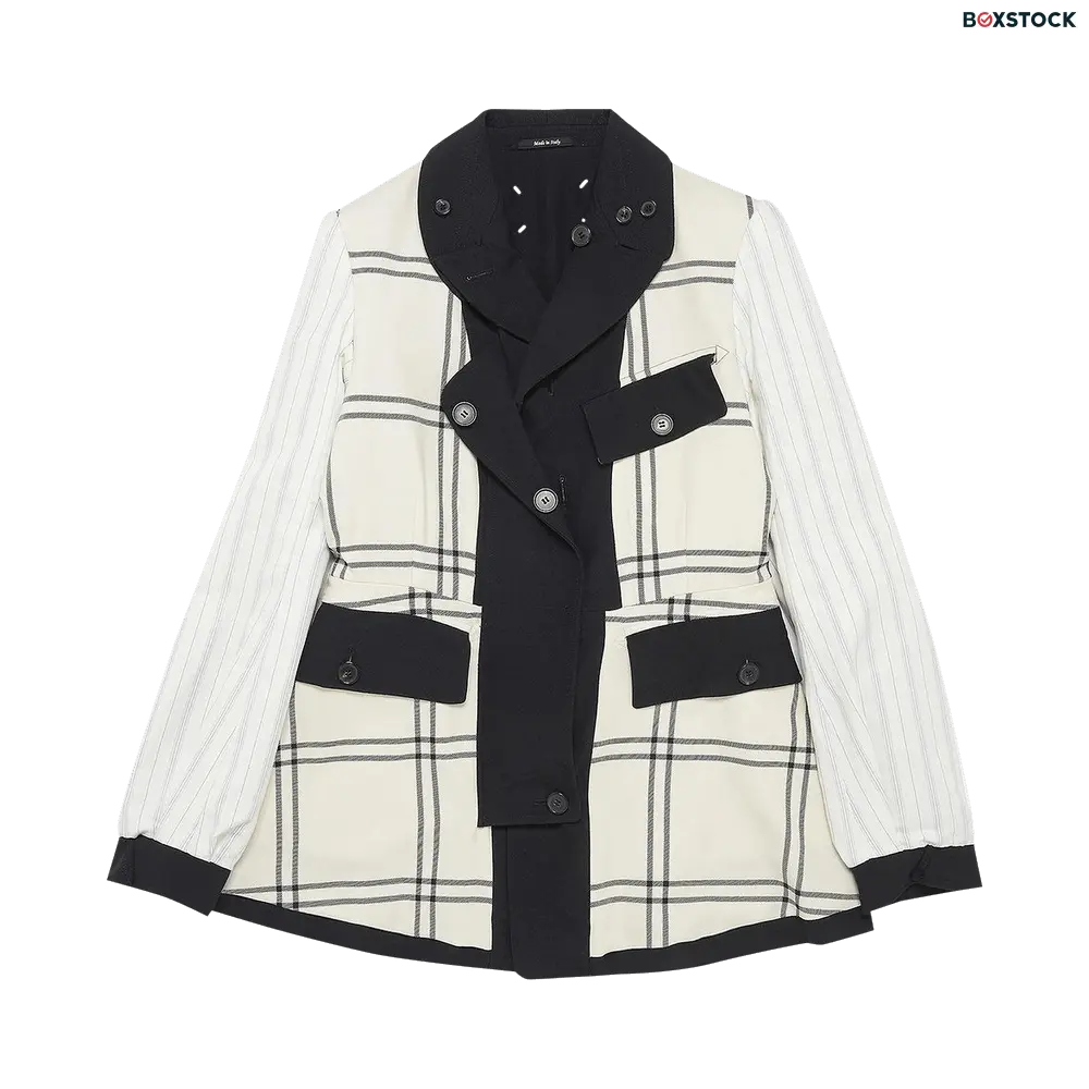 maison margiela Maison Margiela Reversible Jacket 'Black/Multicolor' Spring/Summer 2022