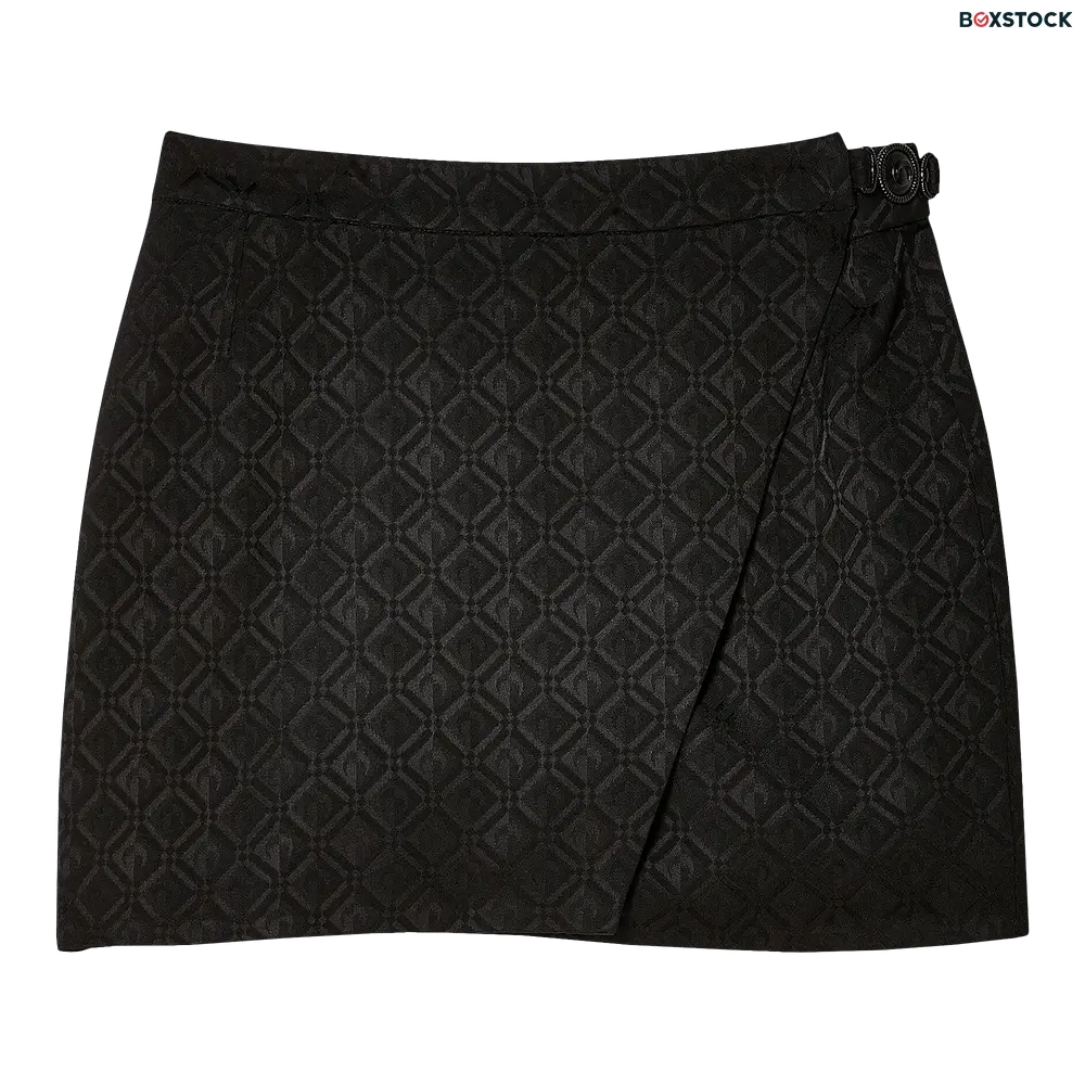 Marine Serre Moon Diamant Jacquard Shorts 'Black' Spring/Summer 2024