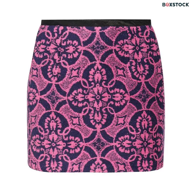 Marine Serre Oriental Towels Mini Skirt 'Oriental Fuschia' Pink Spring/Summer 2023