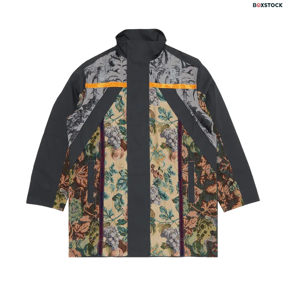 Marine Serre Regenerated Floral Tapestries Parka 'Green' Fall/Winter 2023