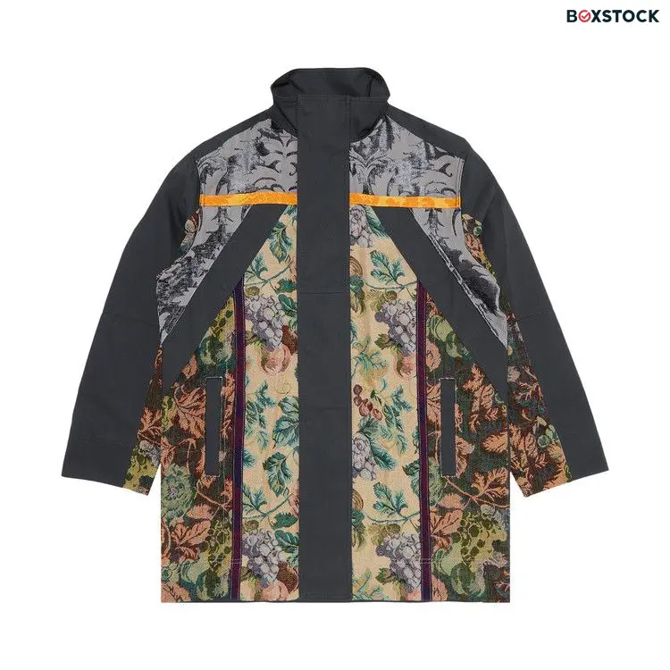 Marine Serre Regenerated Floral Tapestries Parka 'Green' Fall/Winter 2023